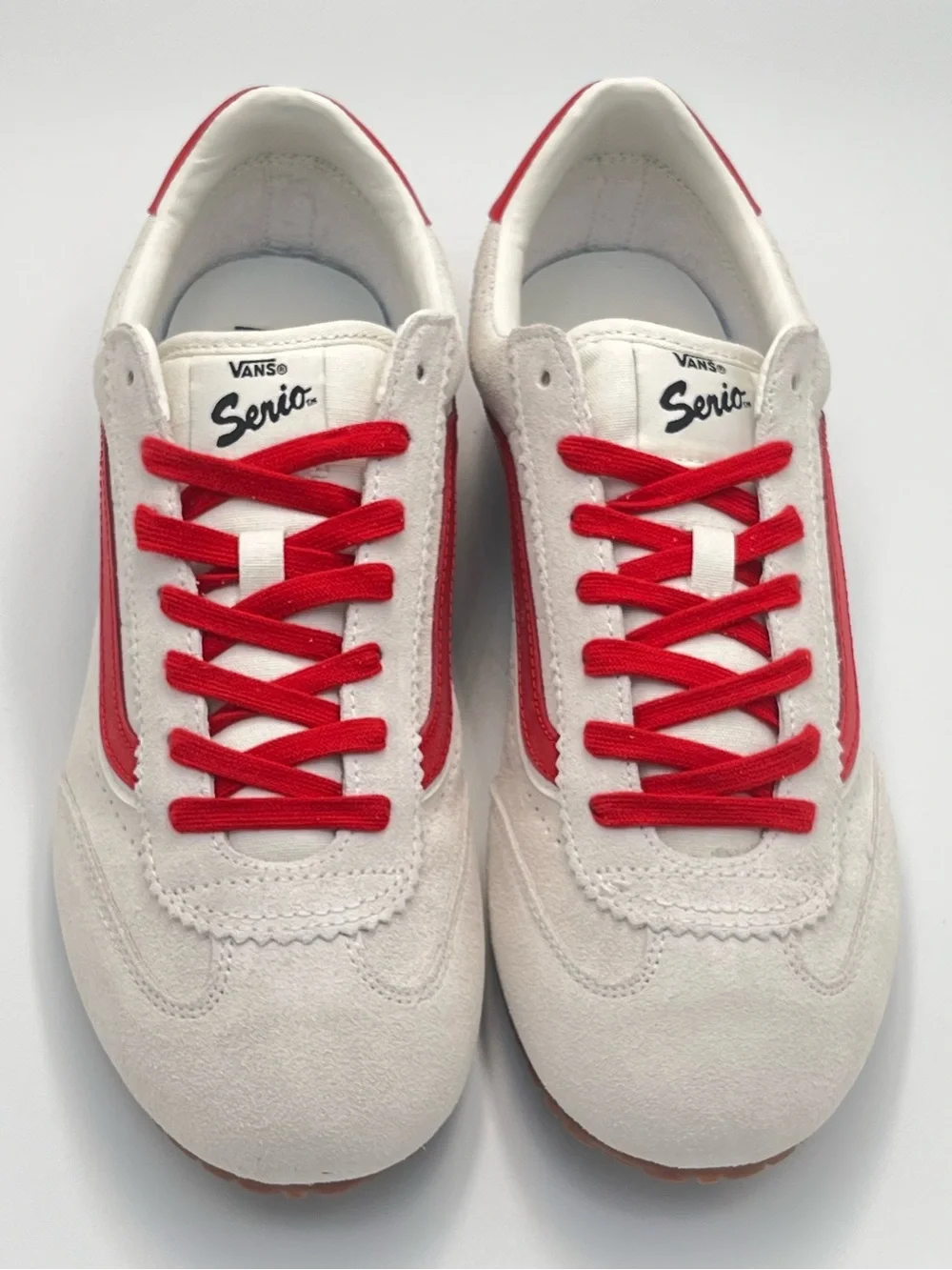 Vans Super Lowpro Suede Marshmallow Racing Sneakers Retro Men’s 9.5 Women’s 11